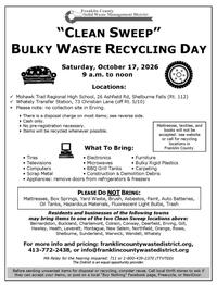 Fall 'Clean Sweep' Bulky Waste Recycling Day